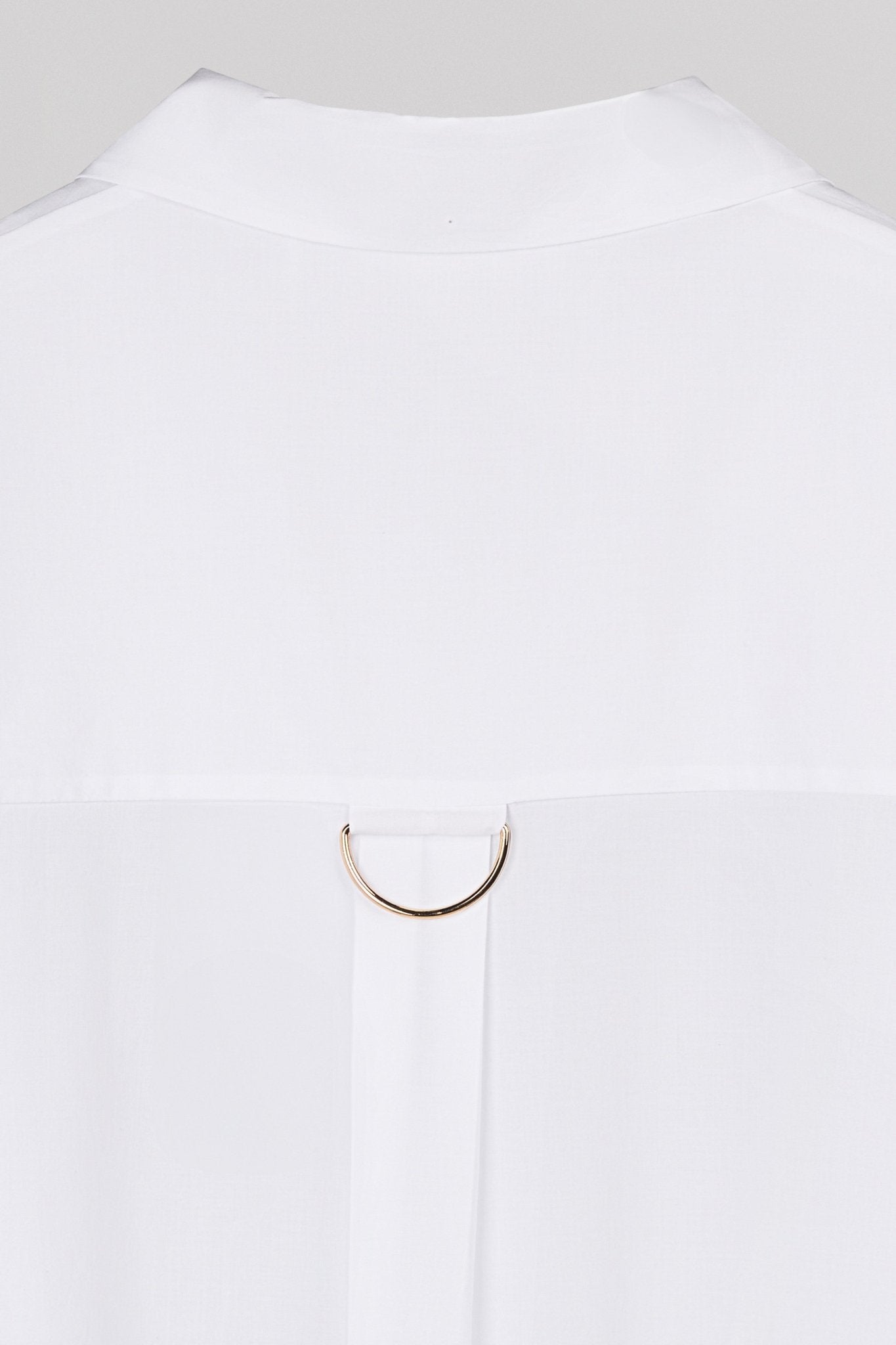 Chemise ample COURTNEY POPCOT BLANC - School Rag