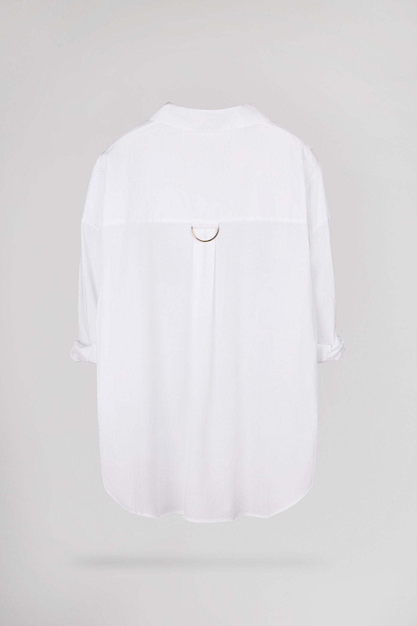 Chemise ample COURTNEY POPCOT BLANC - School Rag