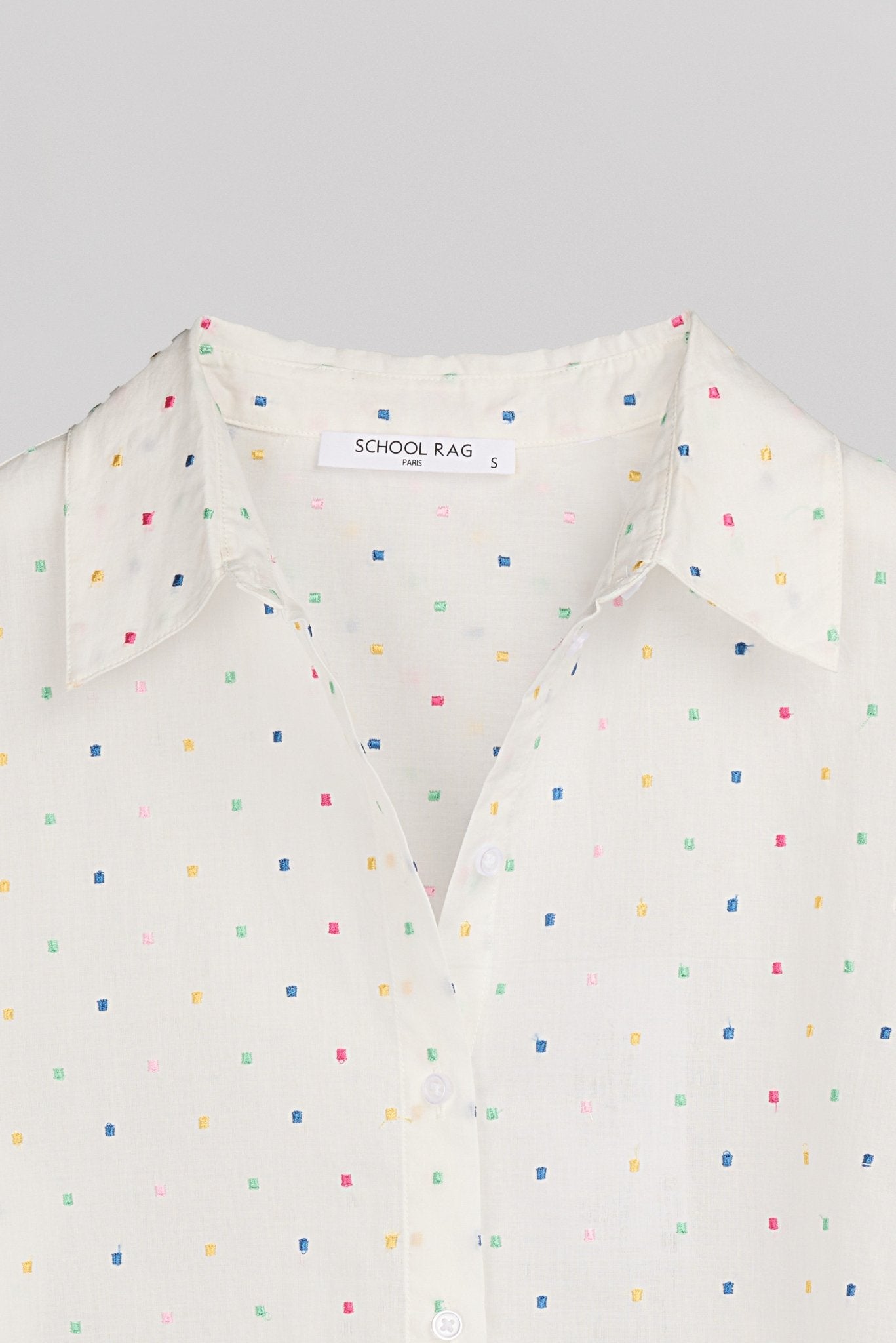 Chemise C - FREEDAY PLUMI BLANC - School Rag