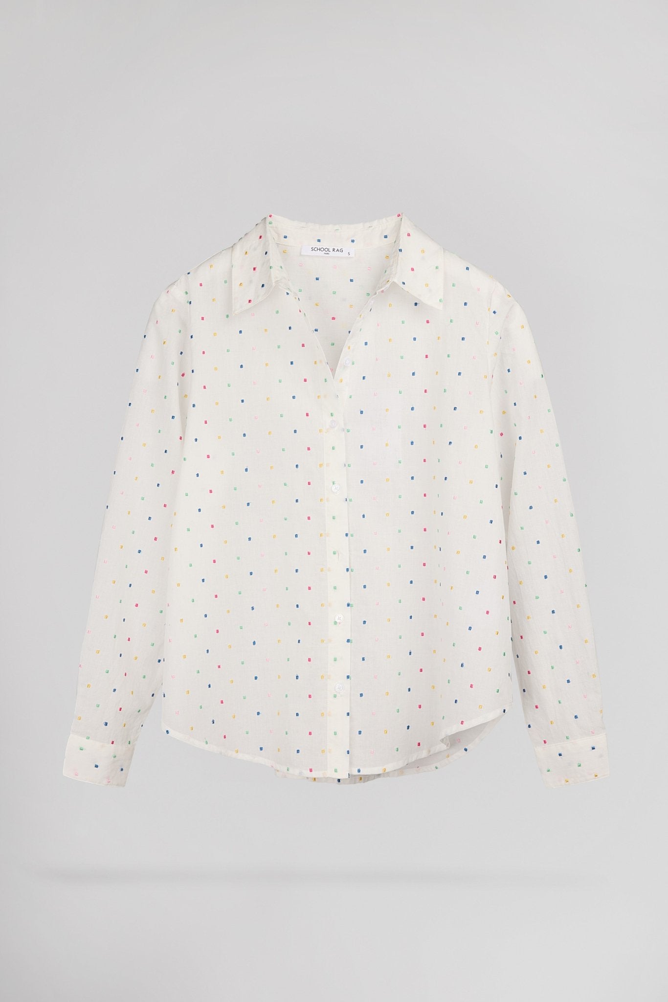 Chemise C - FREEDAY PLUMI BLANC - School Rag