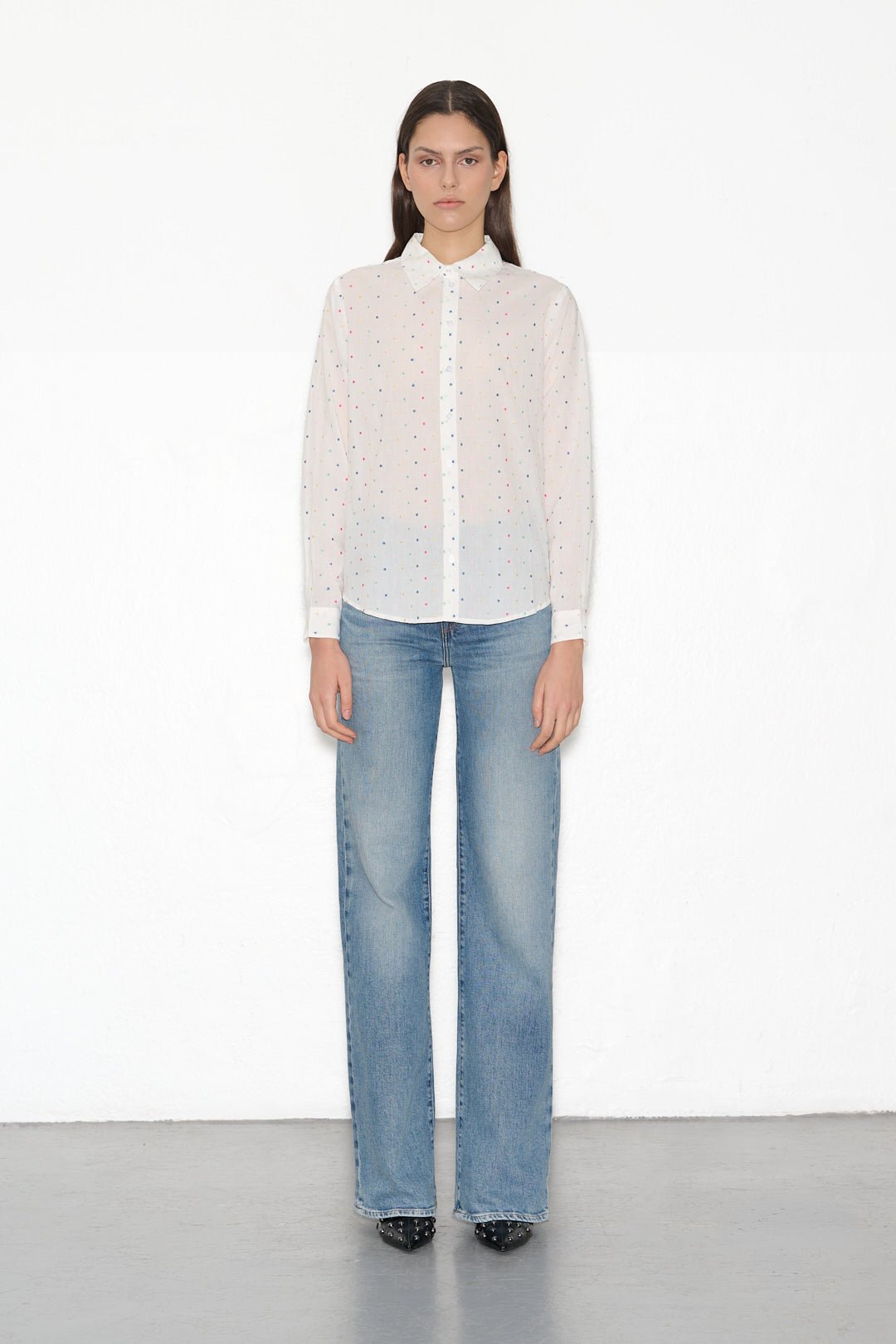 Chemise C - FREEDAY PLUMI BLANC - School Rag