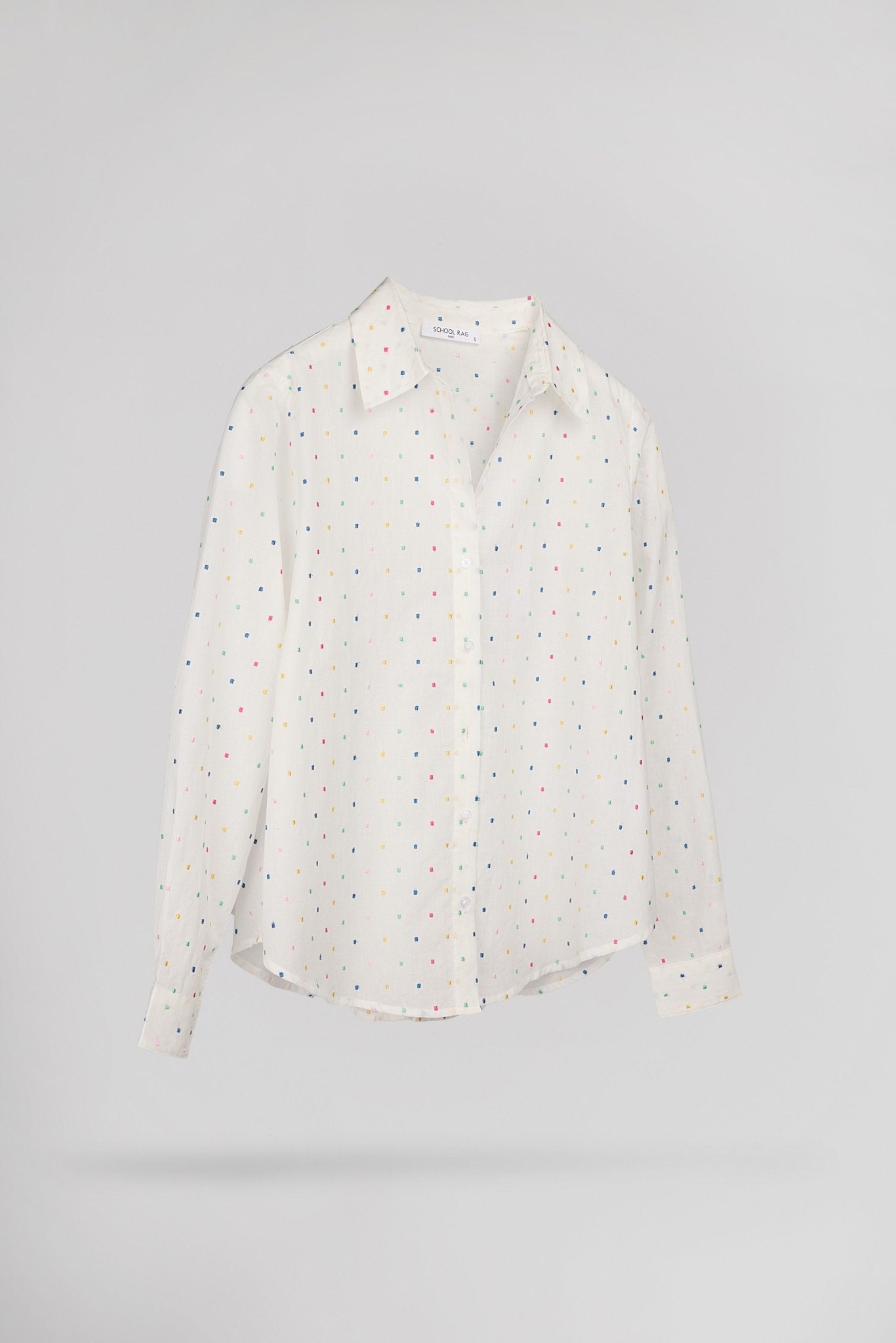 Chemise C - FREEDAY PLUMI BLANC - School Rag