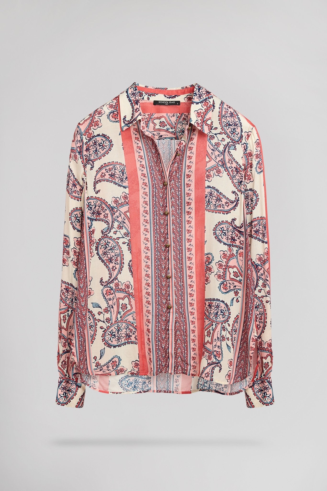 Chemise CAMILA FULCOLOR RED PRINTS - School Rag