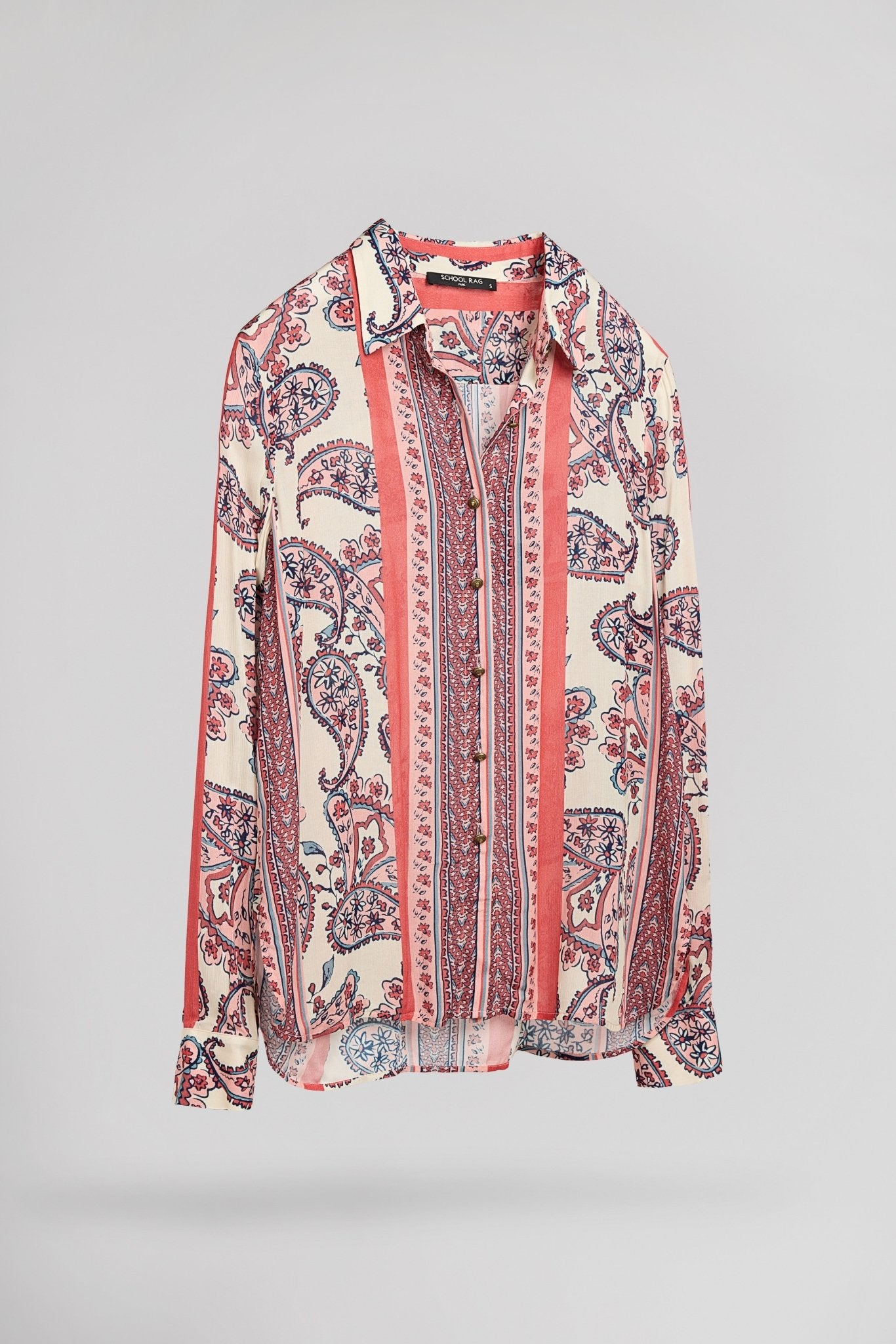 Chemise CAMILA FULCOLOR RED PRINTS - School Rag