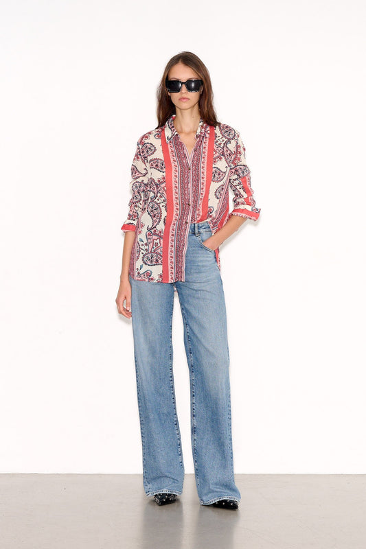 Achat Chemise CAMILA FULCOLOR RED PRINTS - School Rag