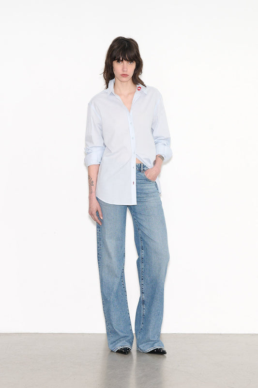Achat Chemise CHERIE LIPSTICK BABY BLUE - School Rag