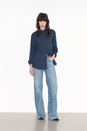 Chemise CHERIE LIPSTICK NAVY - School Rag