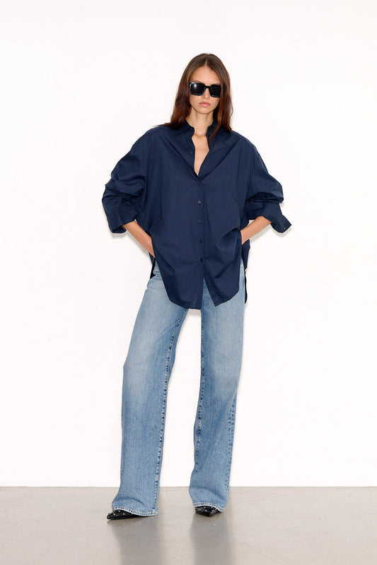 Achat Chemise COLEEN POPCOT NAVY - School Rag