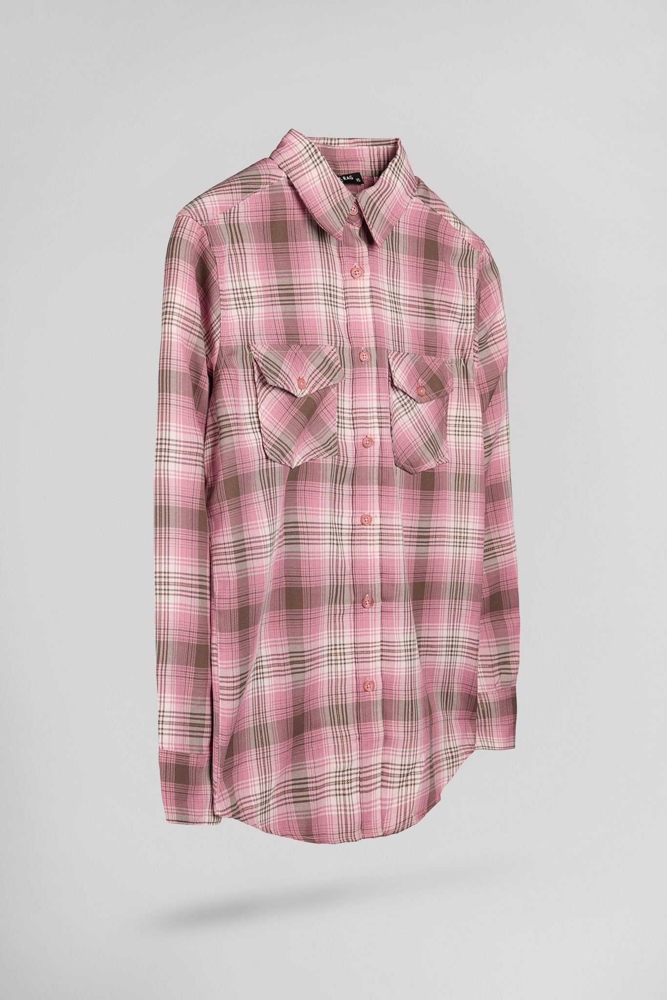 Chemise confort COUNTRY LUREX C VIEUX ROSE - School Rag