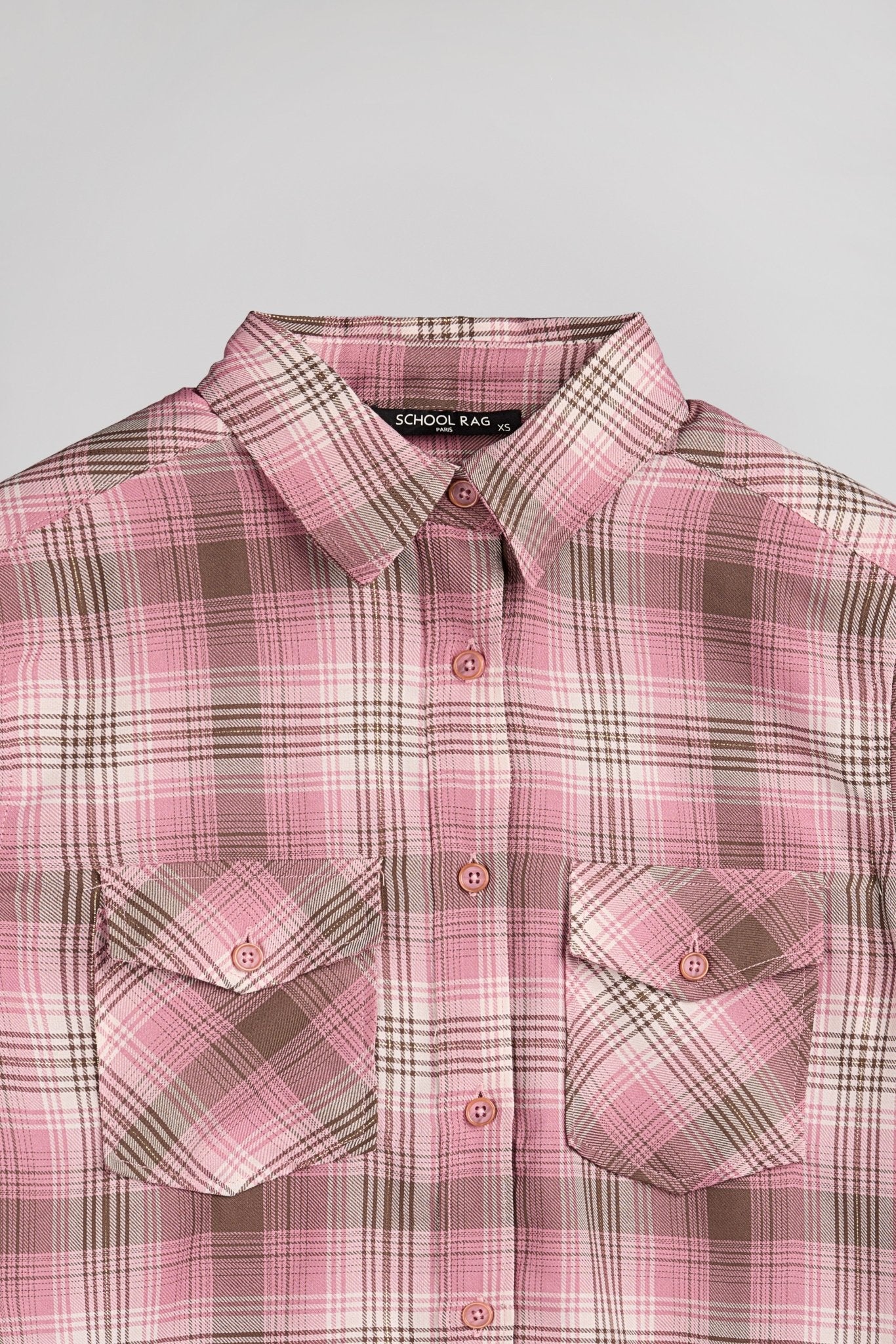 Chemise confort COUNTRY LUREX C VIEUX ROSE - School Rag