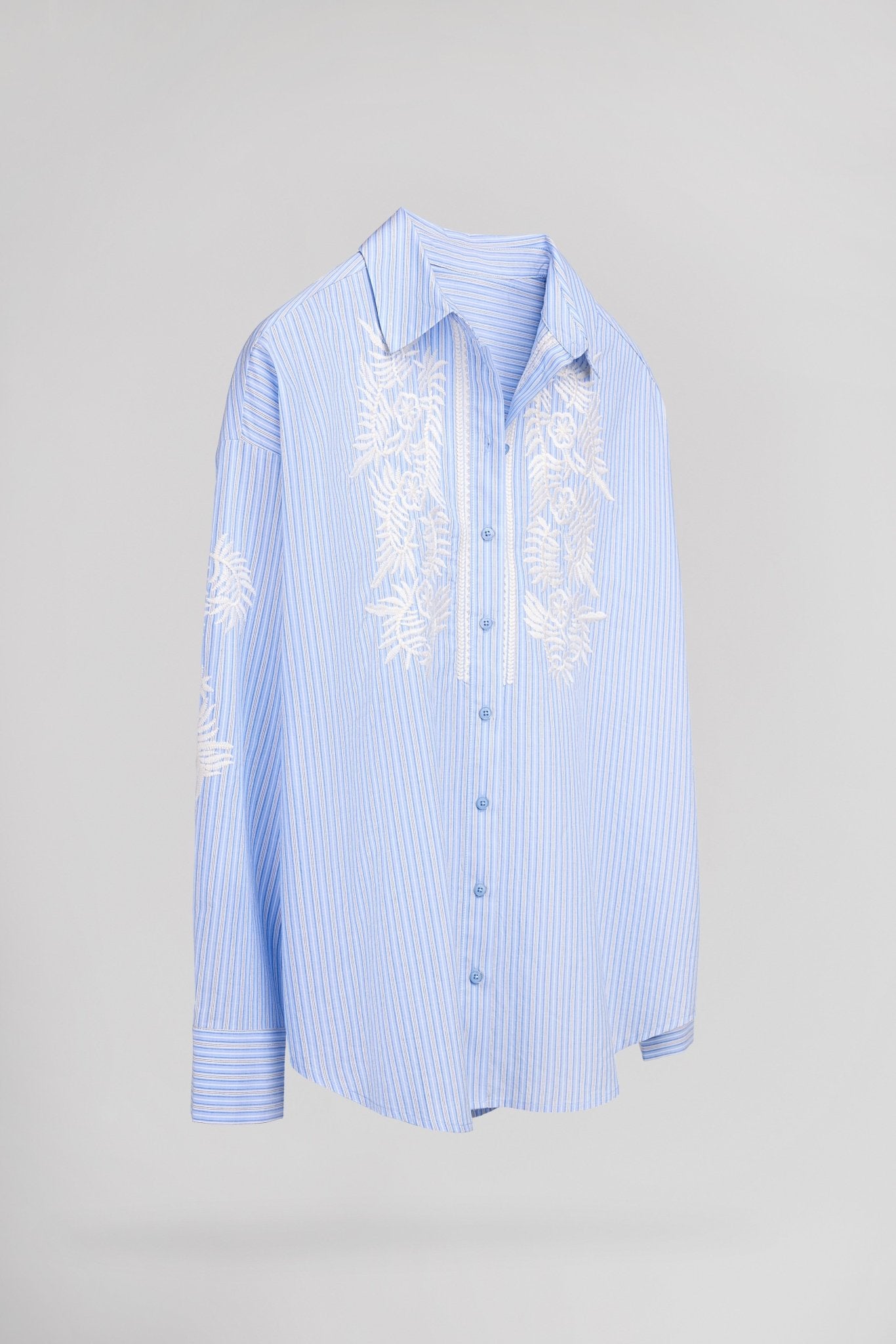 Chemise COURTNEY BRODEE BLUE STRIPES - School Rag