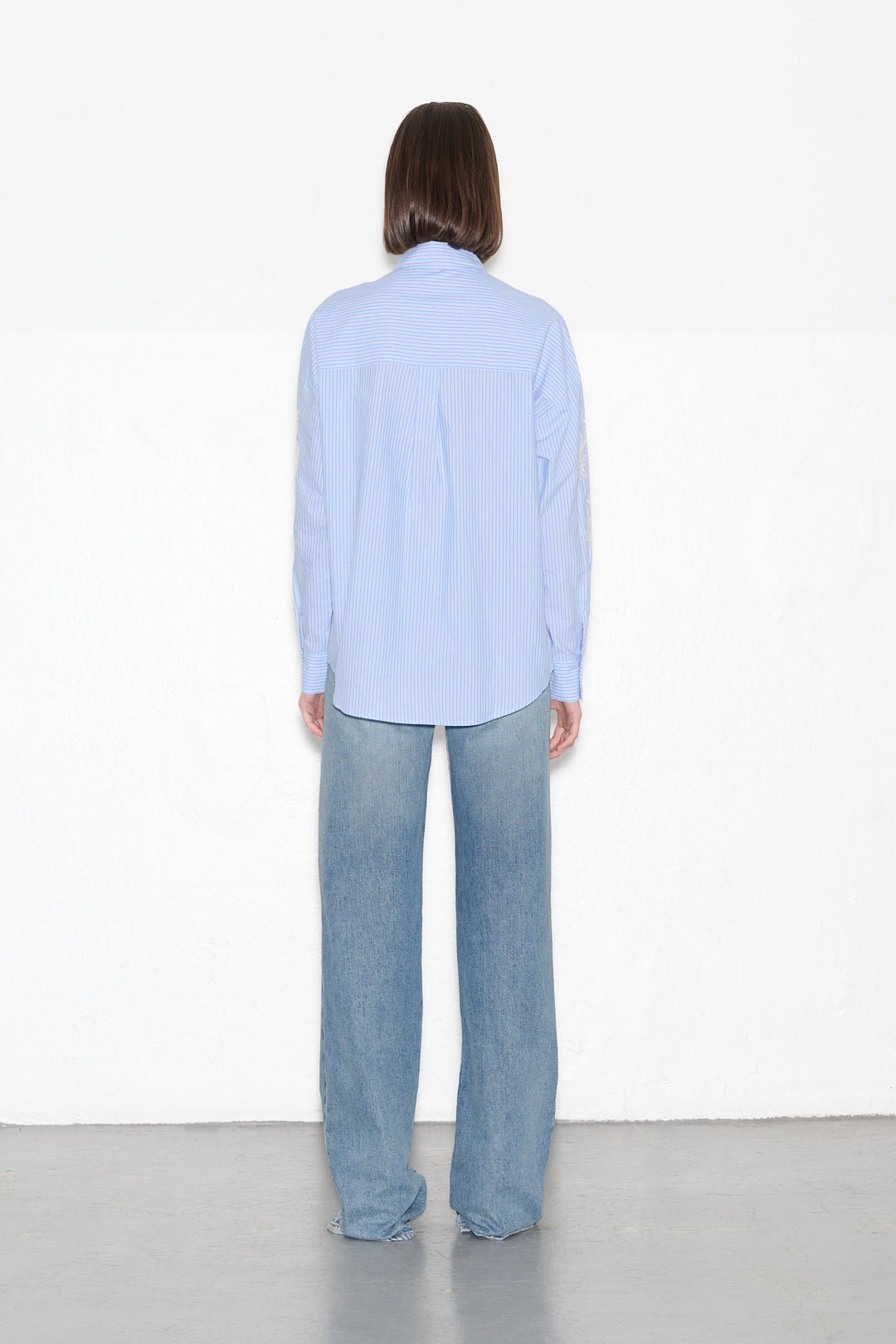 Chemise COURTNEY BRODEE BLUE STRIPES - School Rag