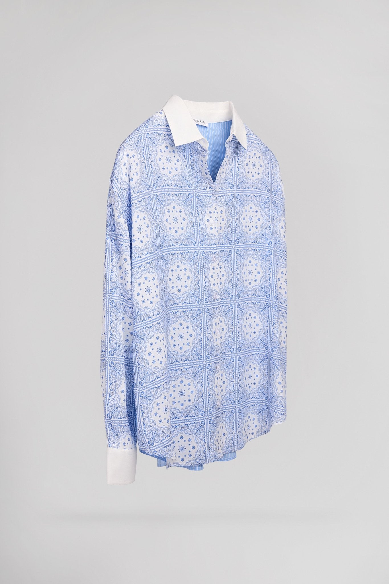 Chemise COURTNEY MIX BLEU PASTEL - School Rag