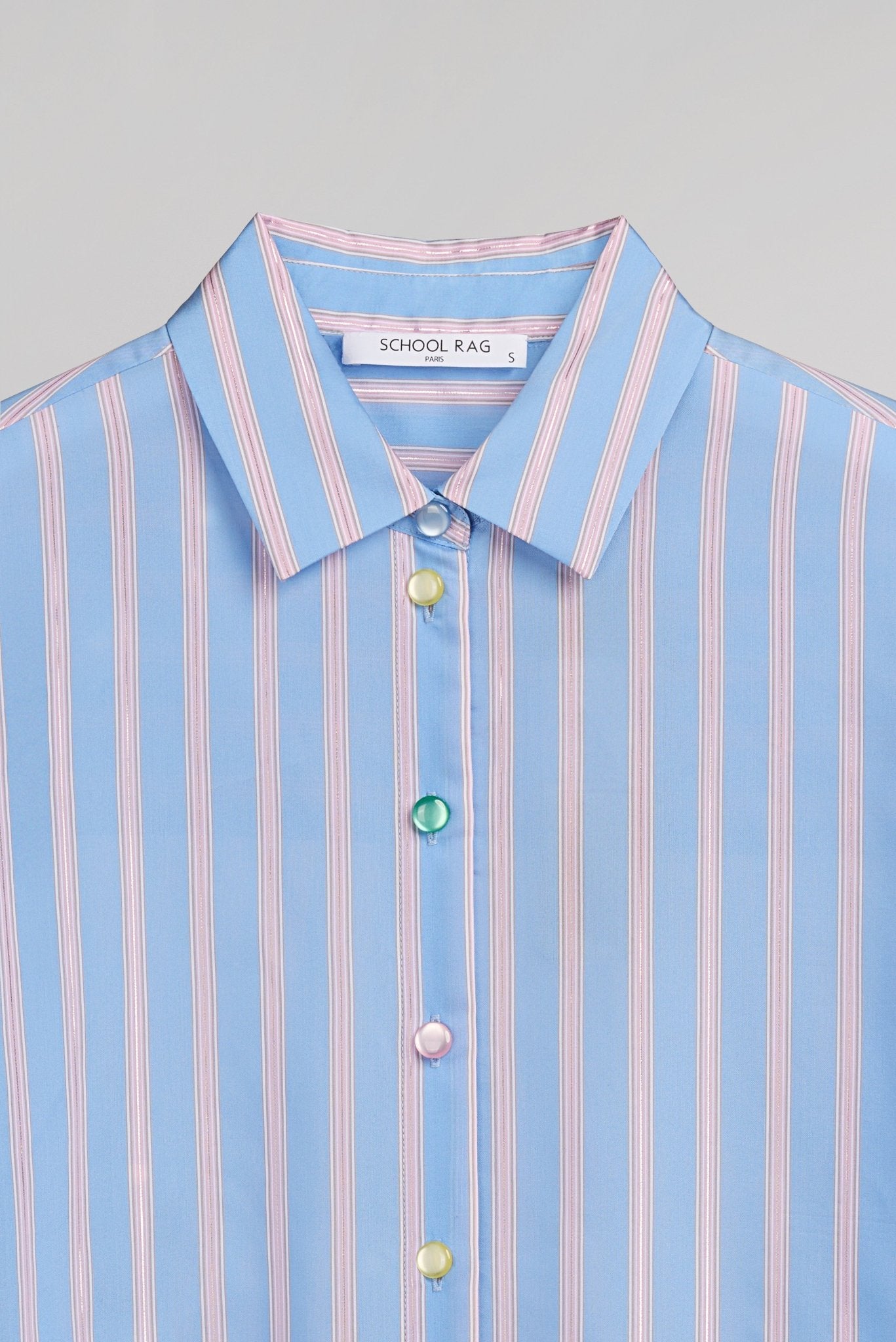 Chemise COURTNEY STRIBL BLUE - School Rag