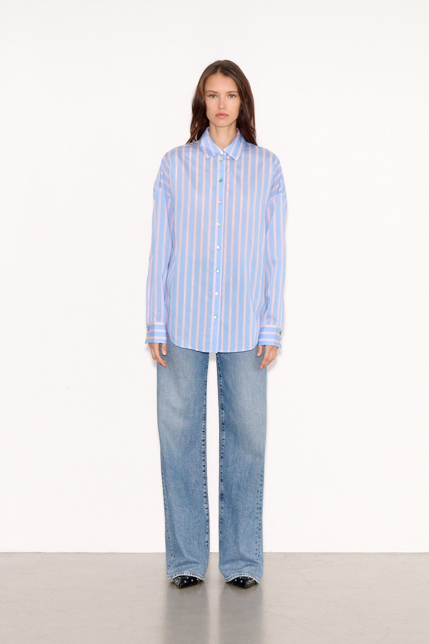 Chemise COURTNEY STRIBL BLUE - School Rag