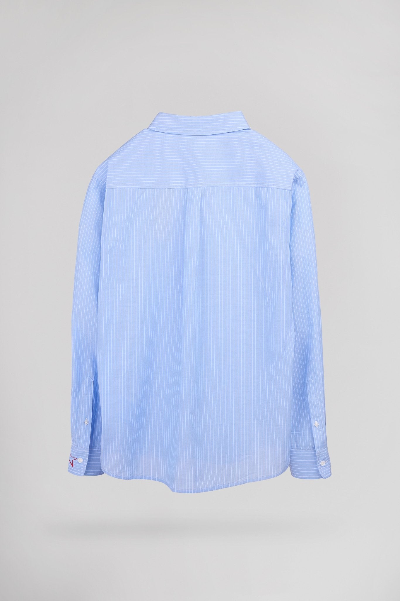 Chemise masculine rayée brodée CHERIE STAR - School Rag