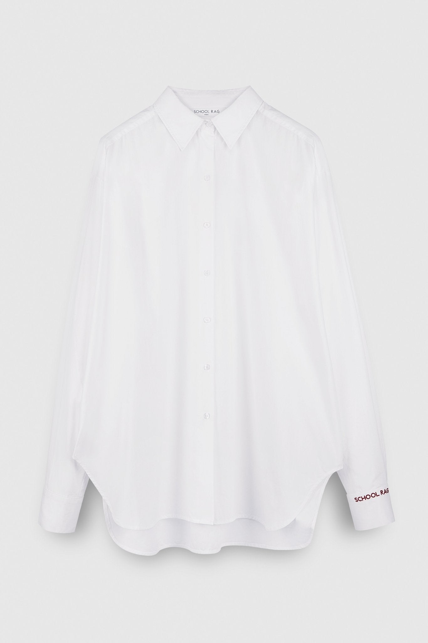 Chemise oversize CACHOU POPCOT BLANC - School Rag