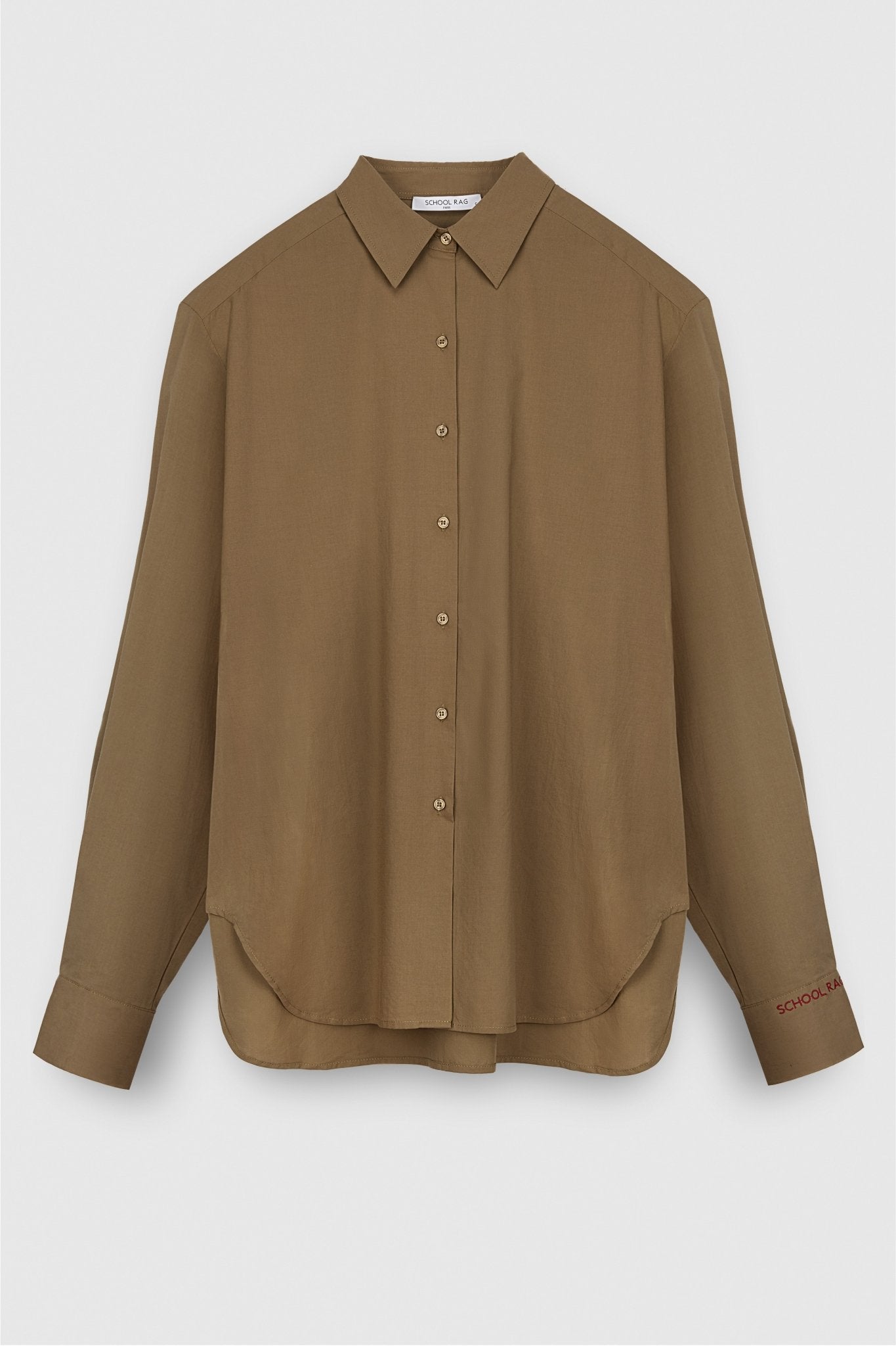 Chemise oversize CACHOU POPCOT FORMAL BRONZE - School Rag