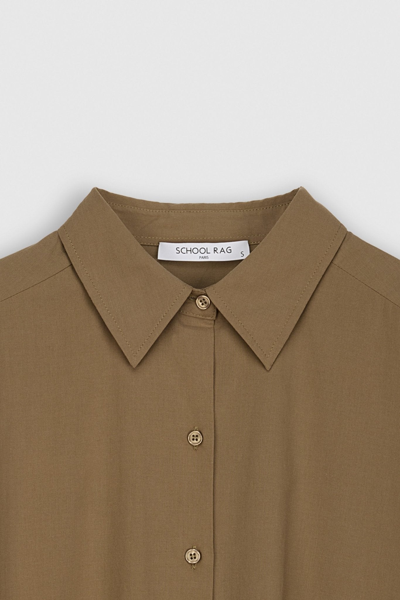 Chemise oversize CACHOU POPCOT FORMAL BRONZE - School Rag