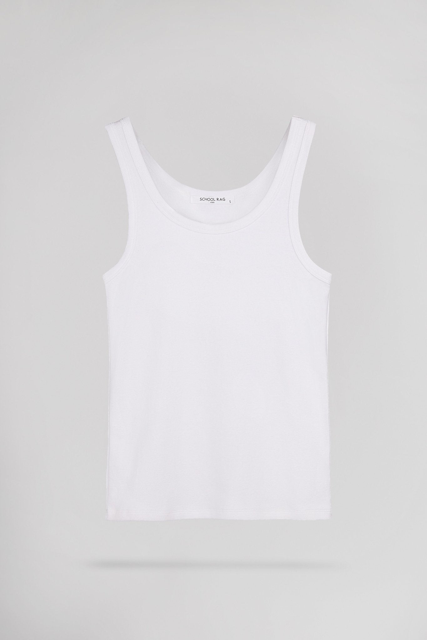 Débardeur D - SPIKE BLANC - School Rag
