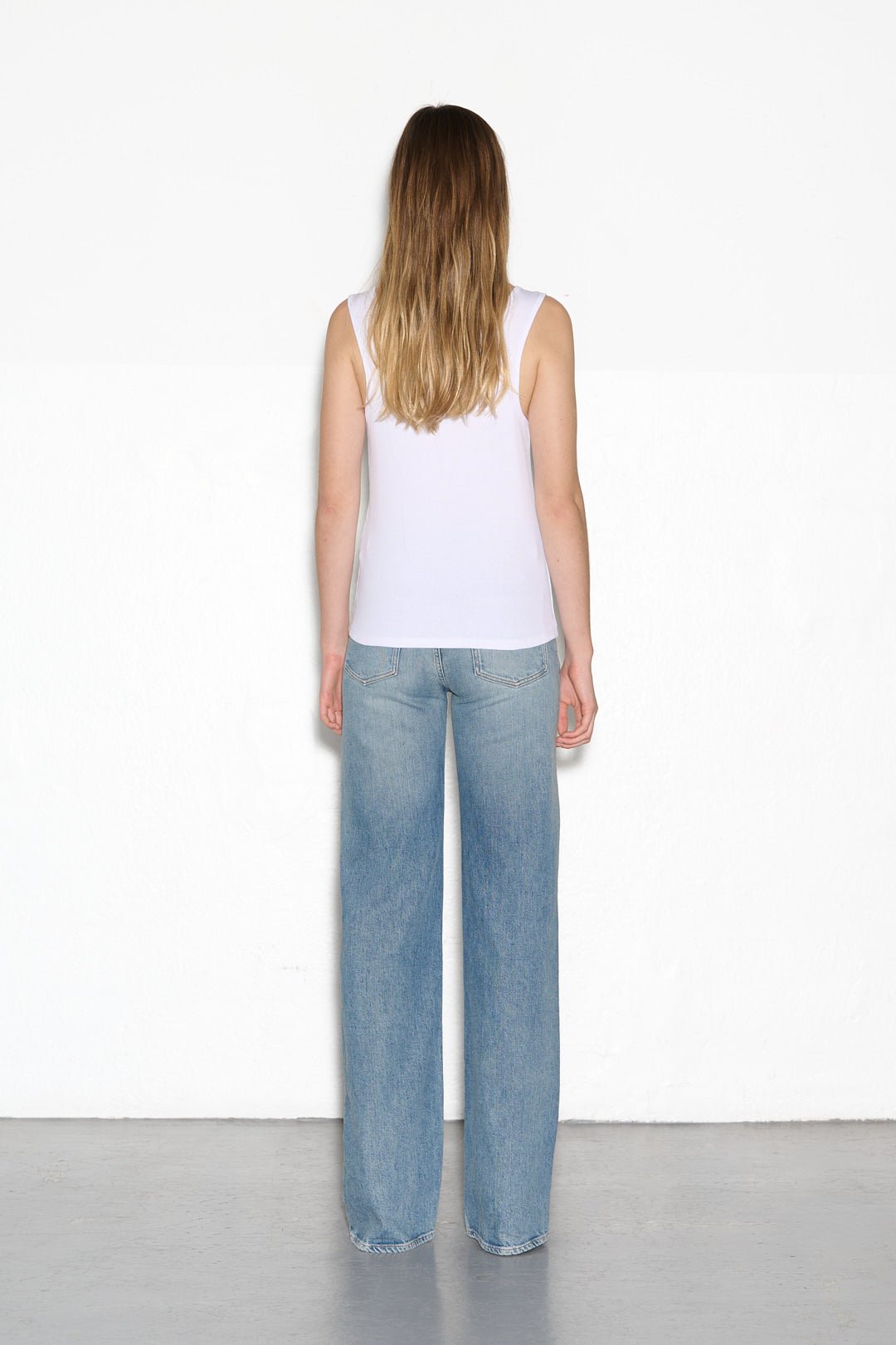 Débardeur D - SPIKE BLANC - School Rag