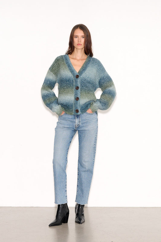 Achat Gilet boutonné GOTHAM SHADY SHADY BLUE - School Rag