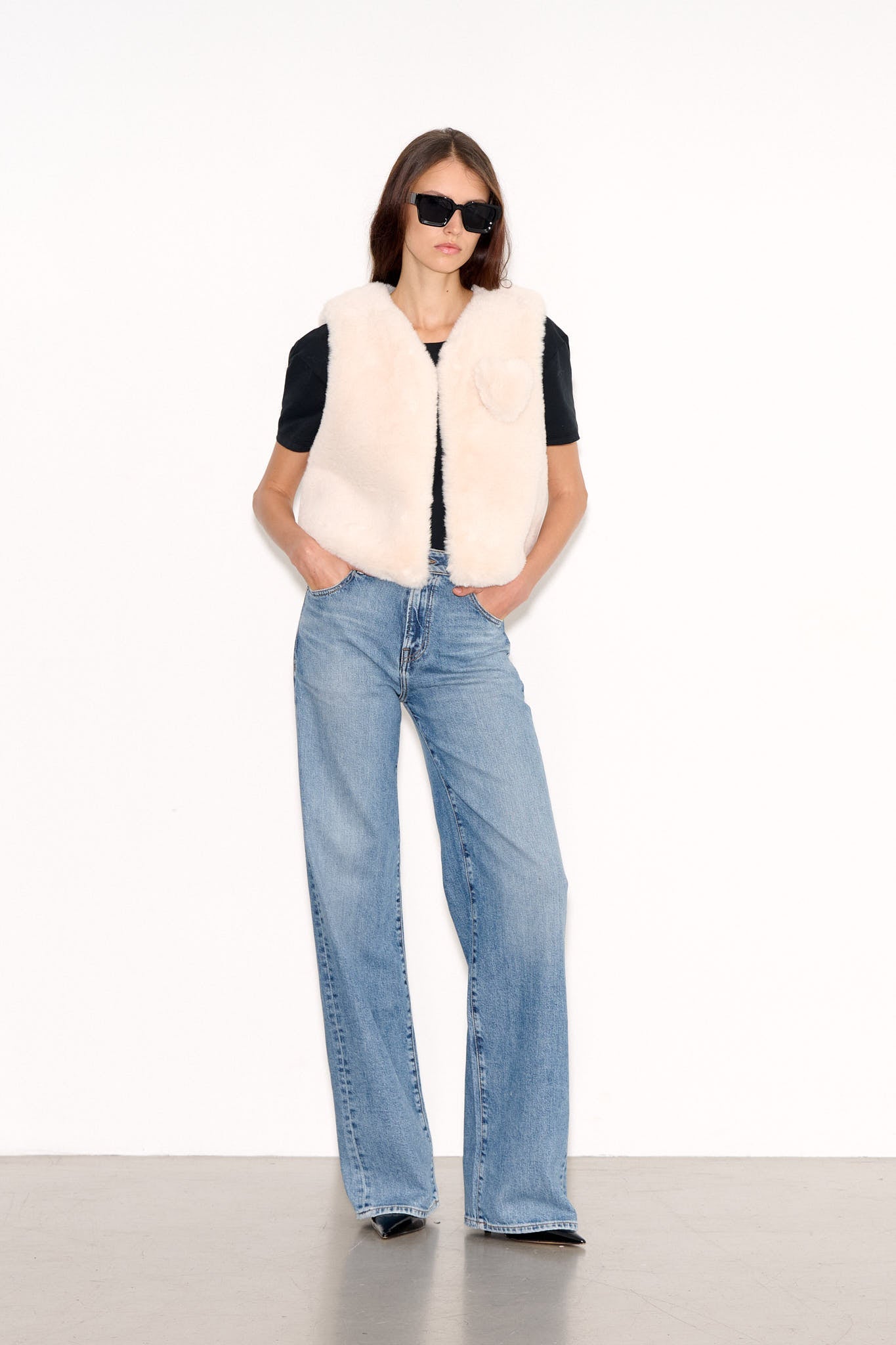 Gilet G - TRISTEE FUR ECRU - School Rag