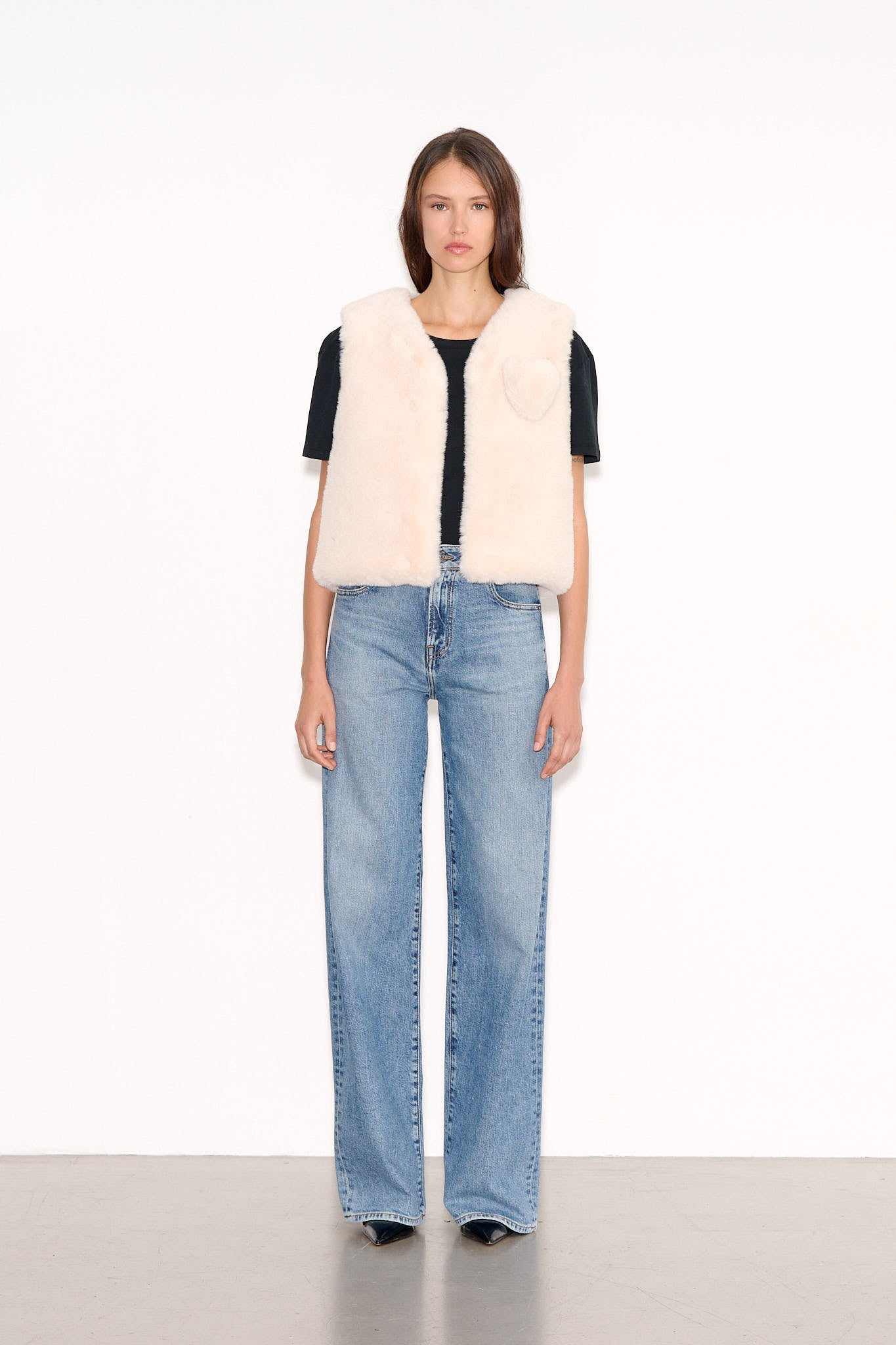 Gilet G - TRISTEE FUR ECRU - School Rag