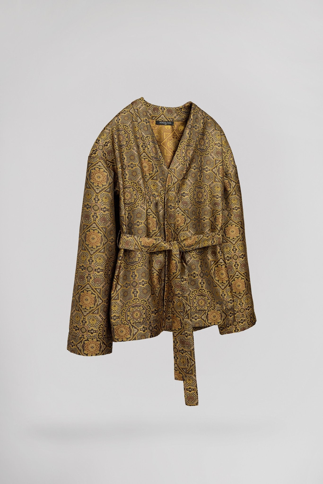 Gilet GALICE JACQUARD COFFEE - School Rag