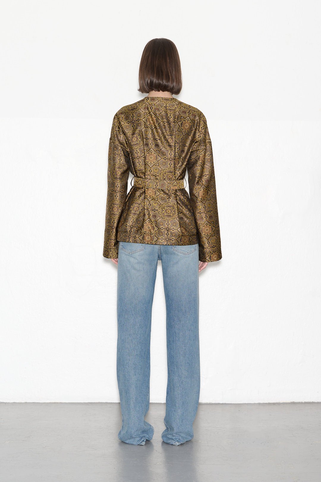 Gilet GALICE JACQUARD COFFEE - School Rag