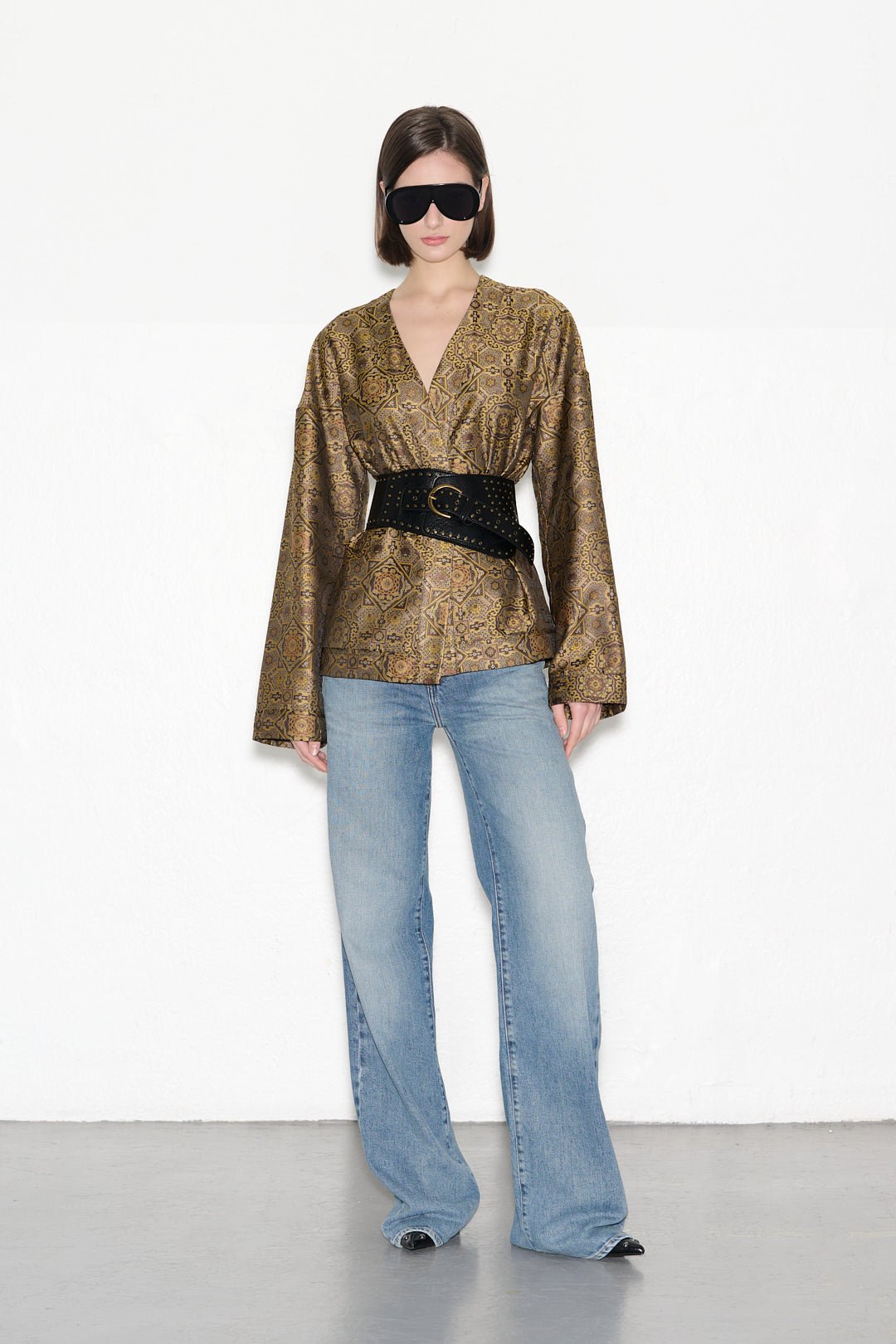 Gilet GALICE JACQUARD COFFEE - School Rag