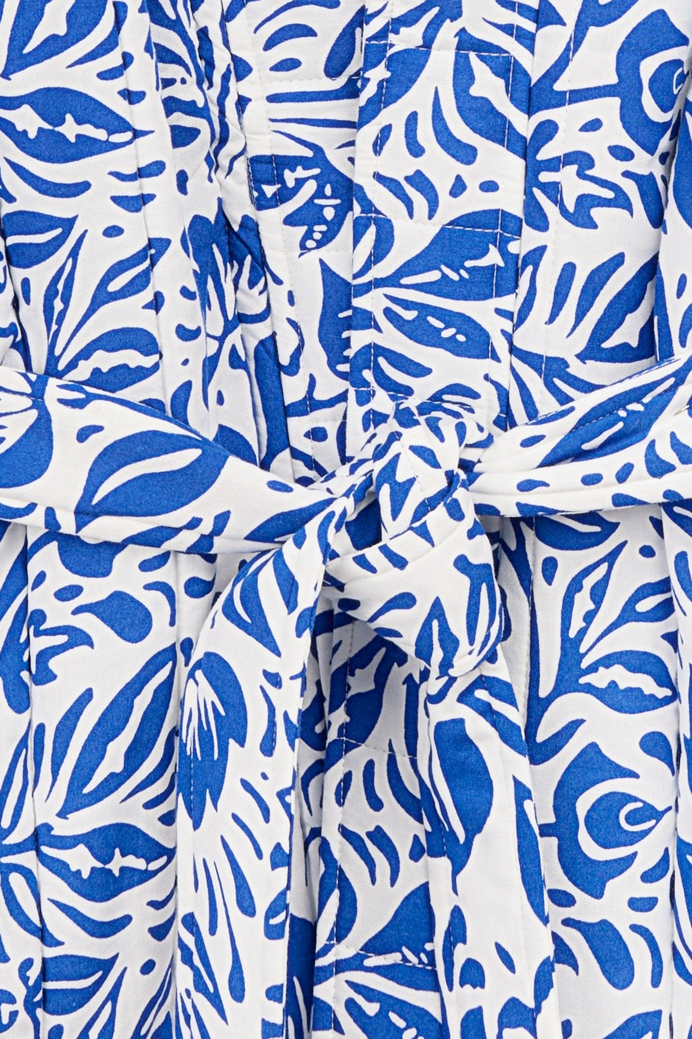 Gilet GALICE PRINT FLEUR BLEUE - School Rag