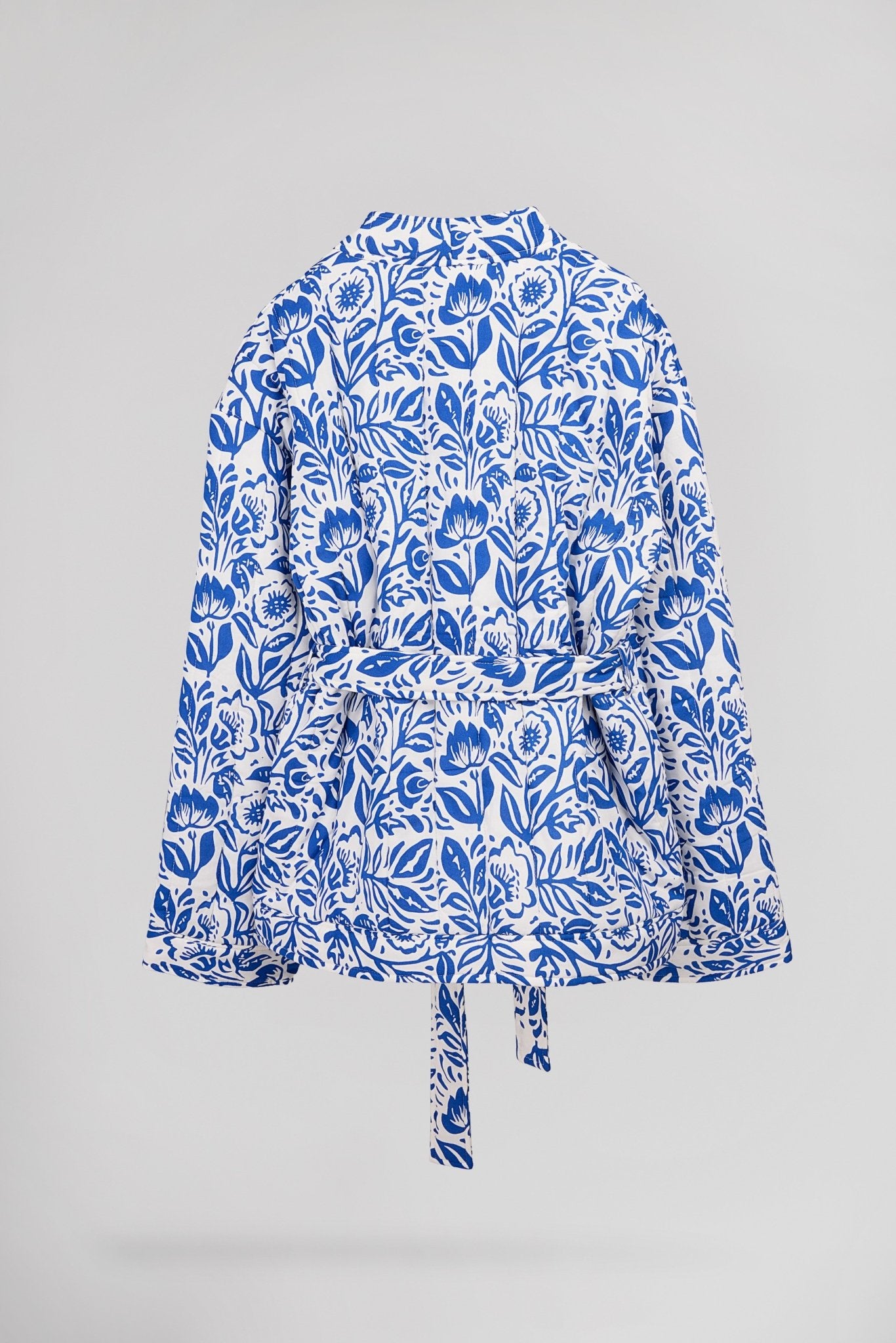 Gilet GALICE PRINT FLEUR BLEUE - School Rag