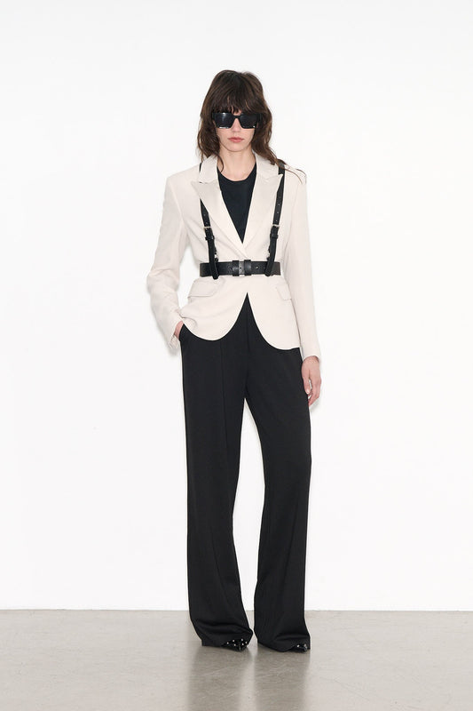 Achat Harnais en cuir synthétique BELT BONNIE NOIR - School Rag