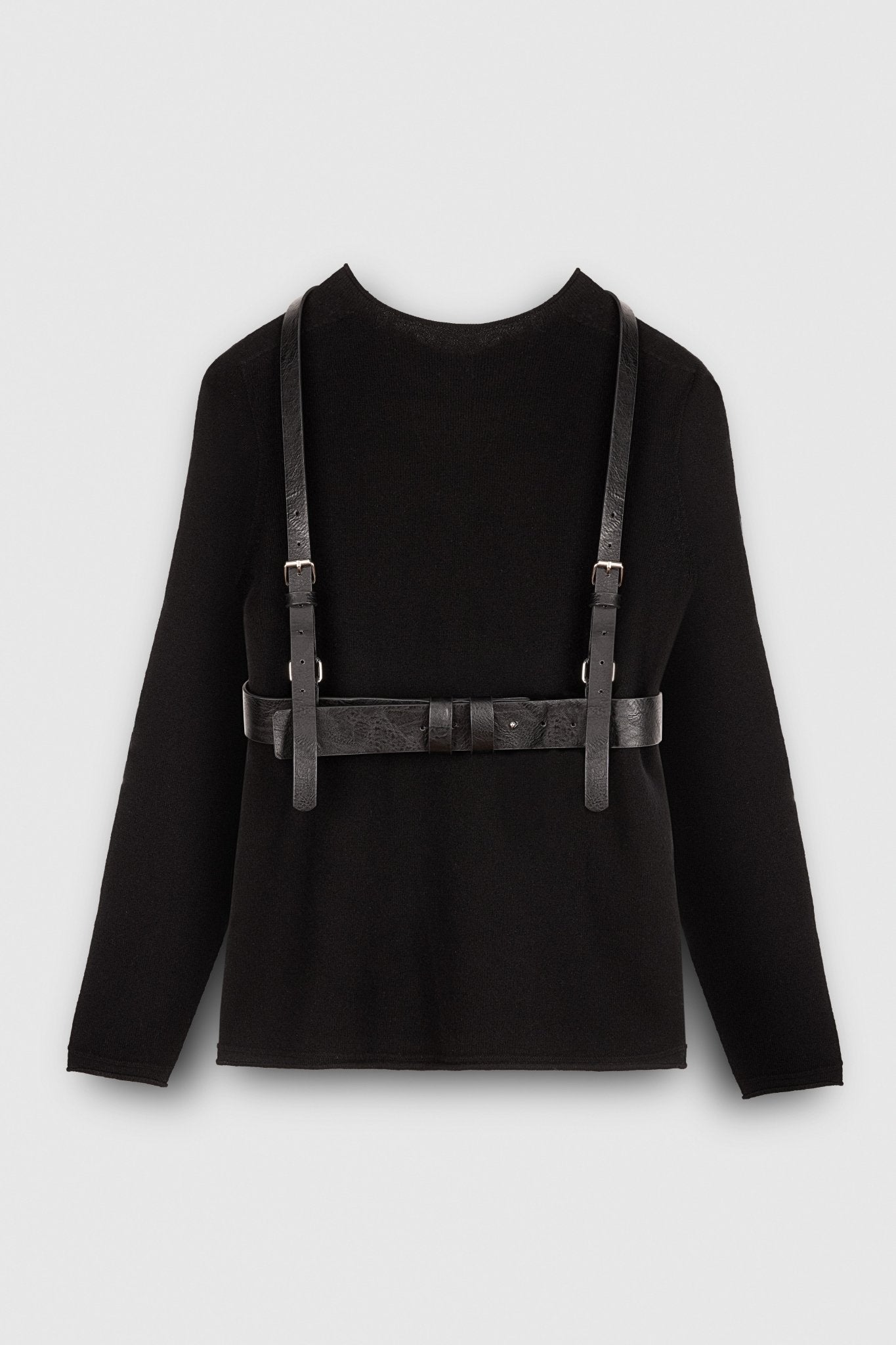 Harnais en cuir synthétique BELT BONNIE NOIR - School Rag