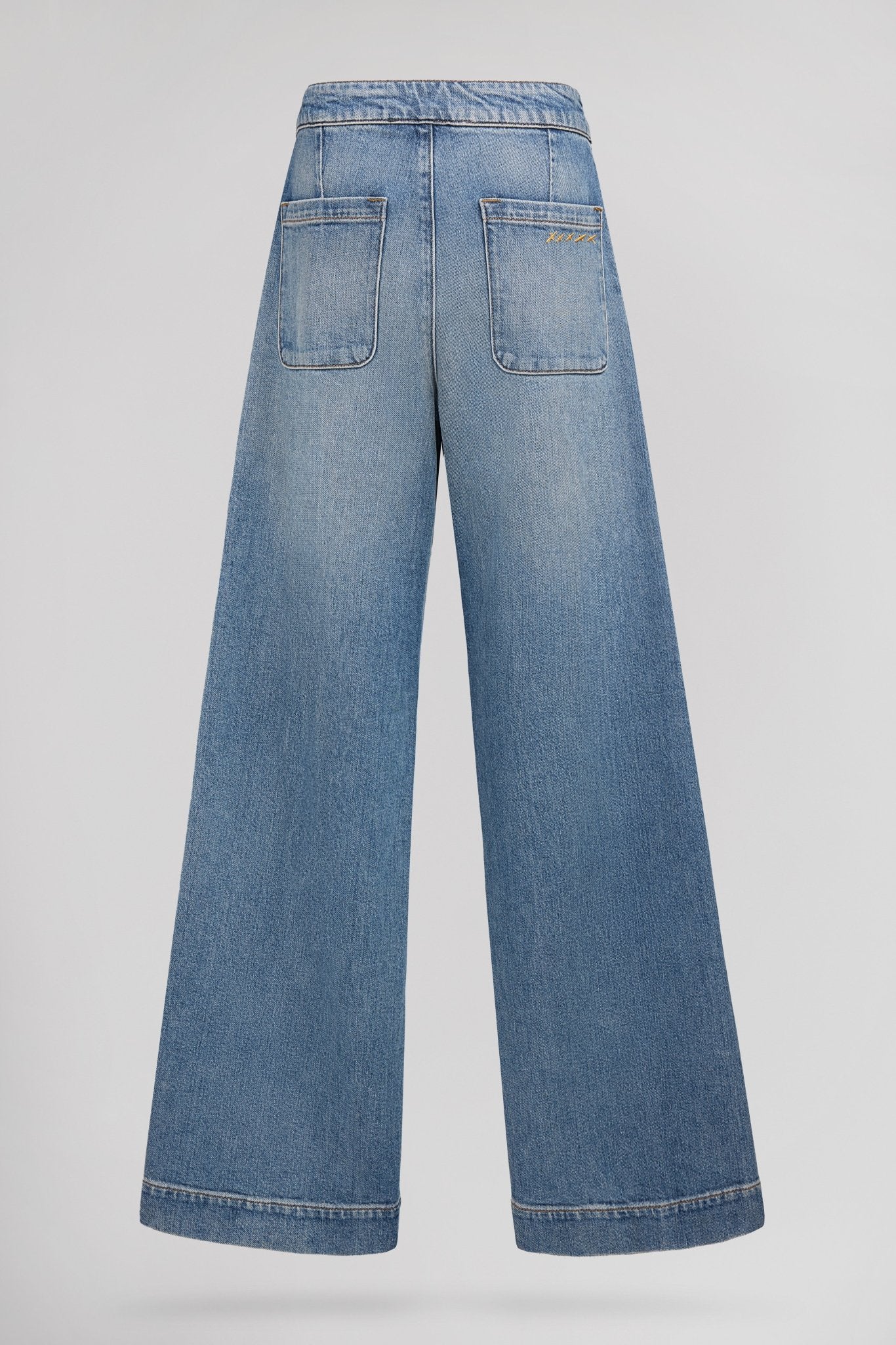 Jean droit ample galbant taille haute PTL-LIBERTY VINTAGE/INDIGO - School Rag