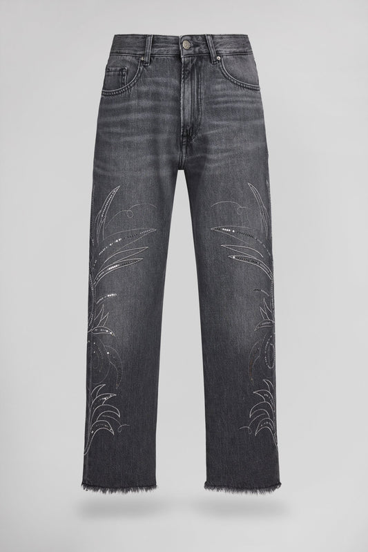Achat Jean PTL - BEMAN CROP GRIS - School Rag