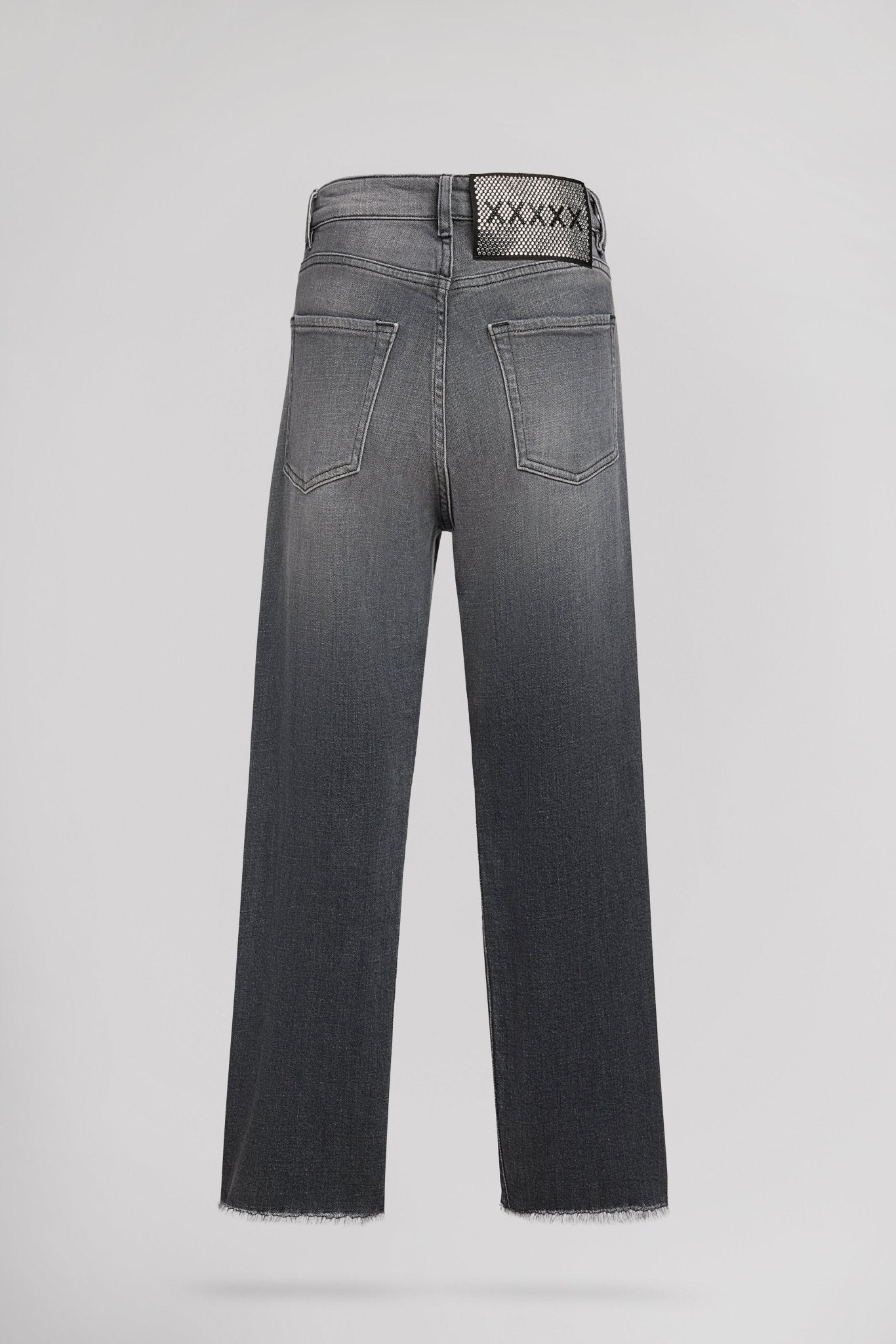 Jean PTL - BEMAN CROP HIGH GREY - School Rag