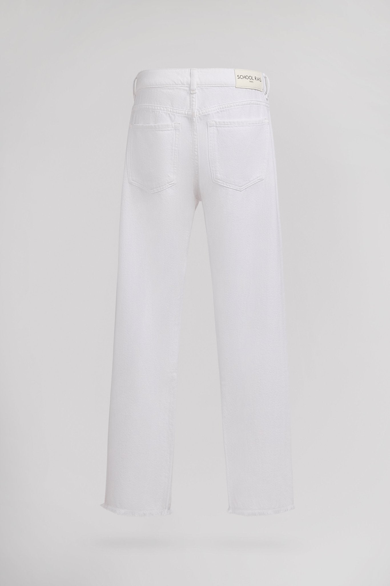 Jean PTL - BRIDGET CROP WHITE - School Rag