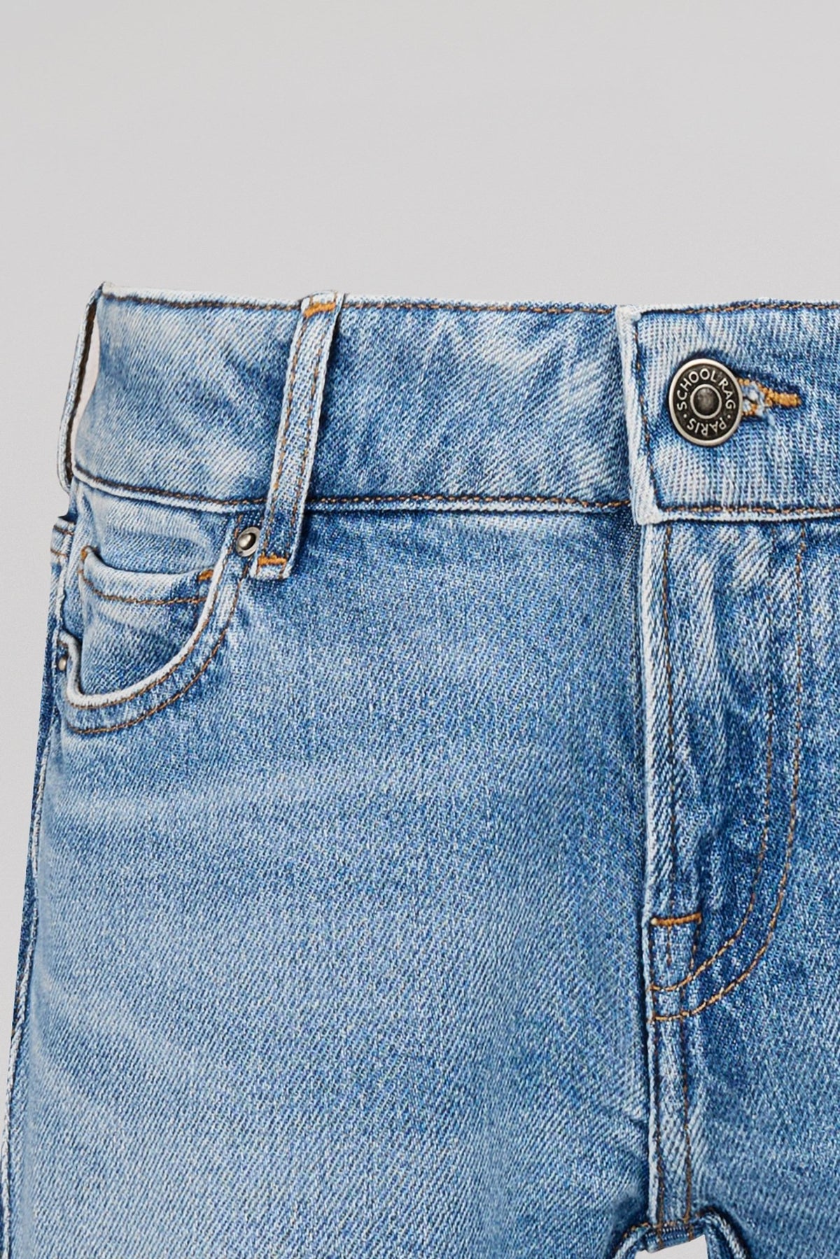 Jean skinny galbant PTL-AMY VINTAGE/INDIGO - School Rag