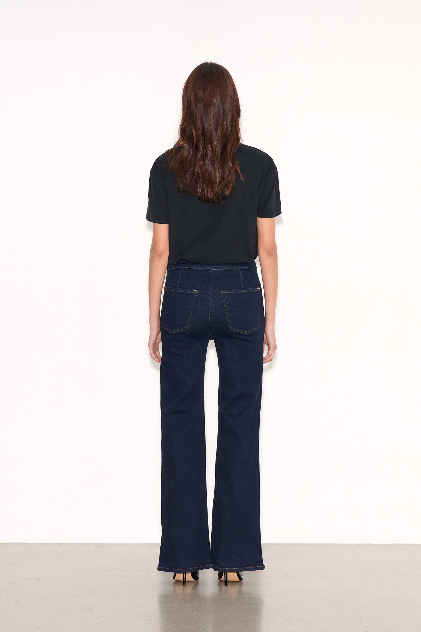 Jean slim boutons cœur PTL - ANGIE OLD/ENCRE - School Rag