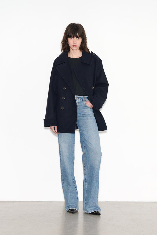 Achat Manteau ample MARIA DARK NAVY - School Rag