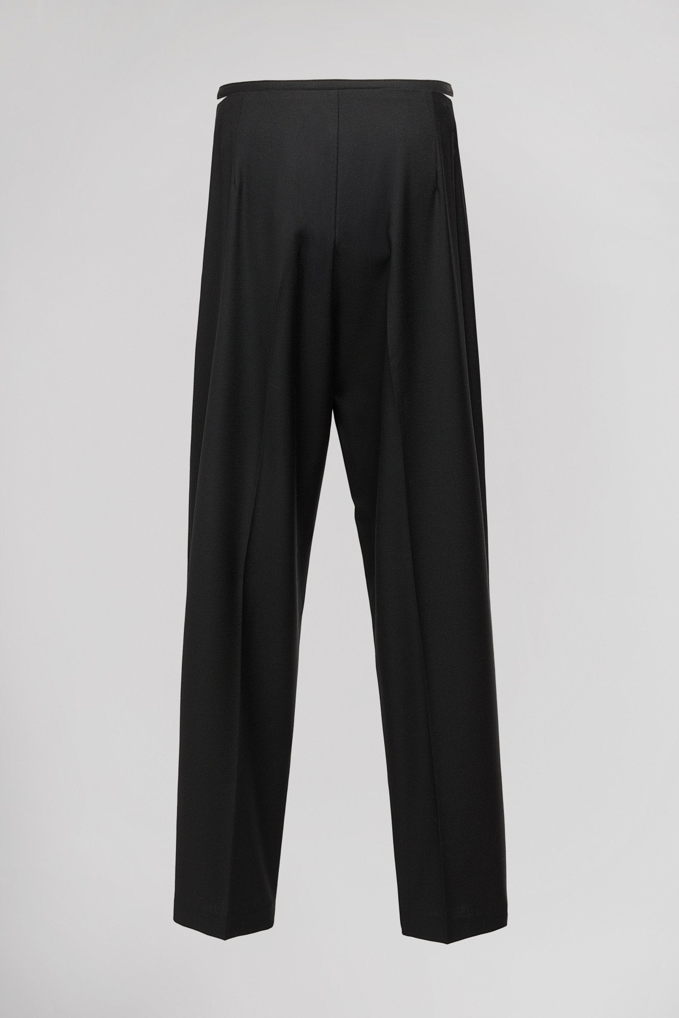 Pantalon ajusté taille haute PTL - PALIA STRAP NOIR - School Rag