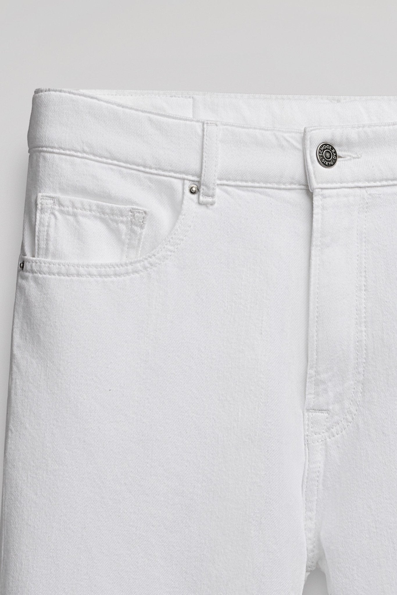 Pantalon PTL - BEMAN CROP BLANC - School Rag
