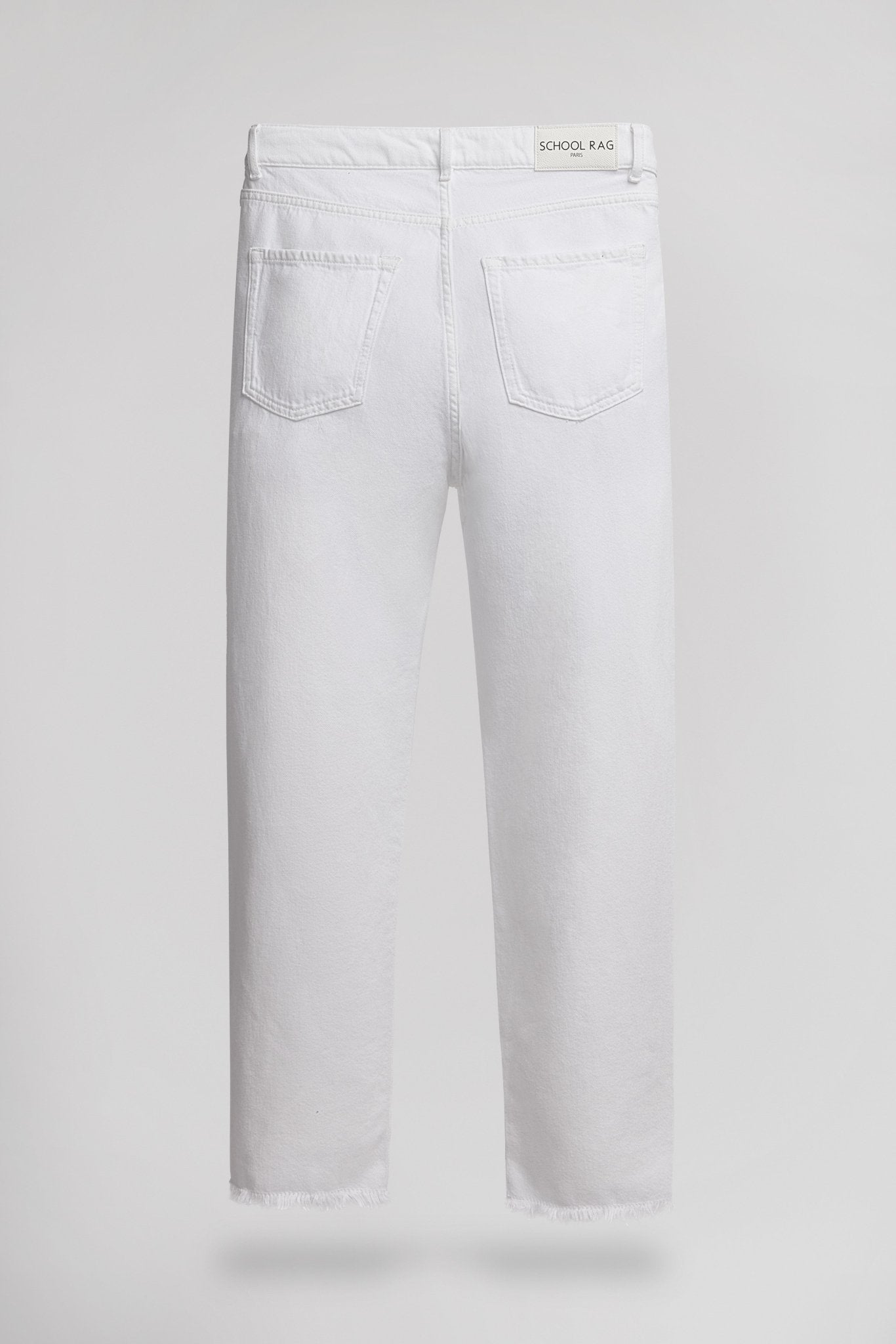 Pantalon PTL - BEMAN CROP BLANC - School Rag