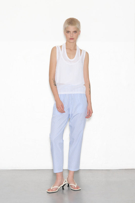 Achat Pantalon PTL - TIMIA STRAS BLUE STRASS - School Rag