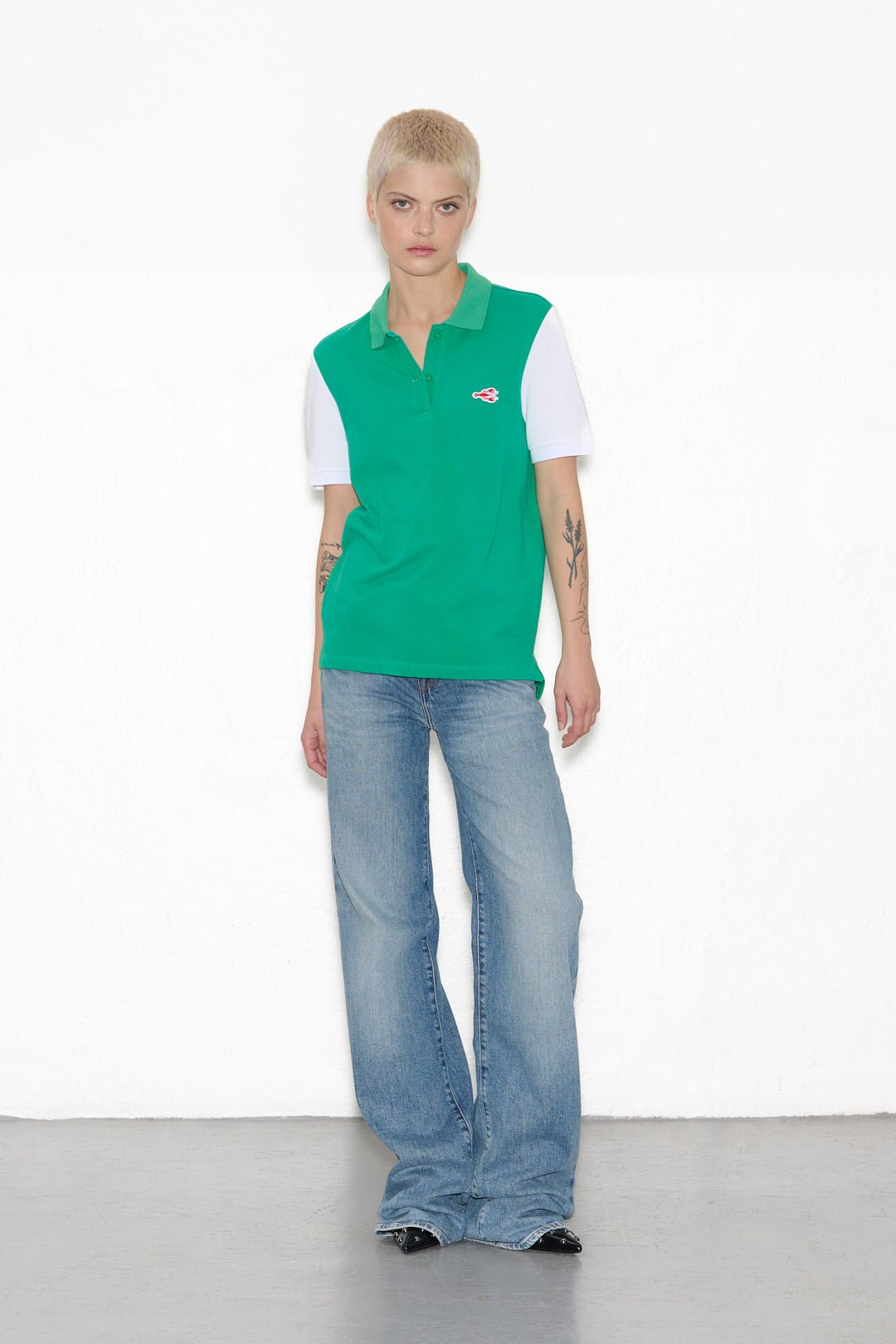 Polo PL - LOBSTER SPRING GREEN - School Rag