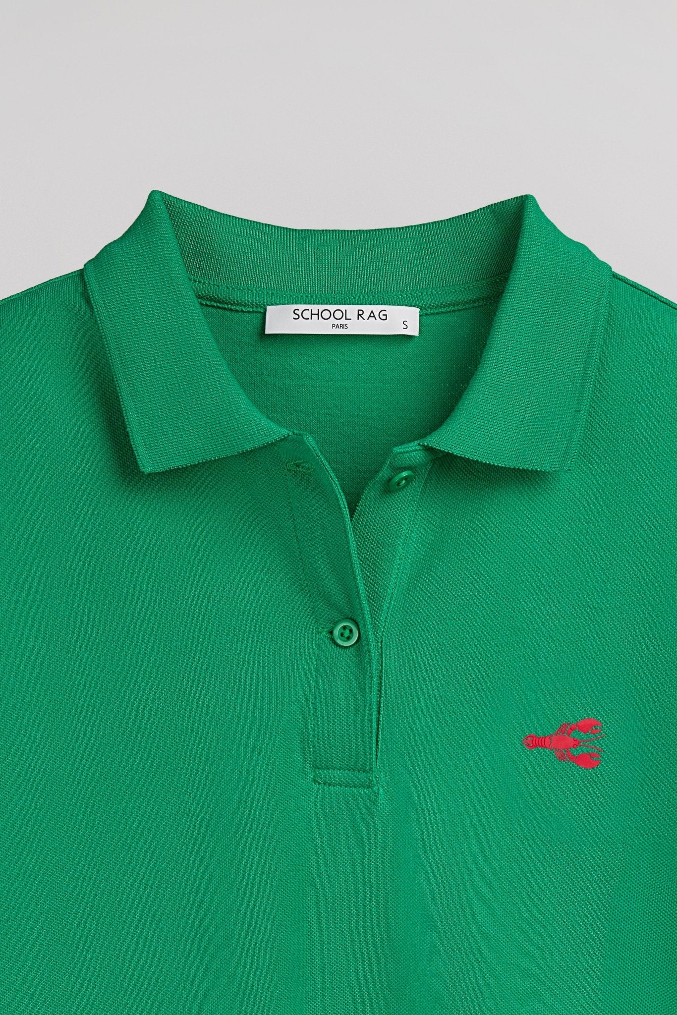 Polo PL - LOBSTER SPRING GREEN - School Rag