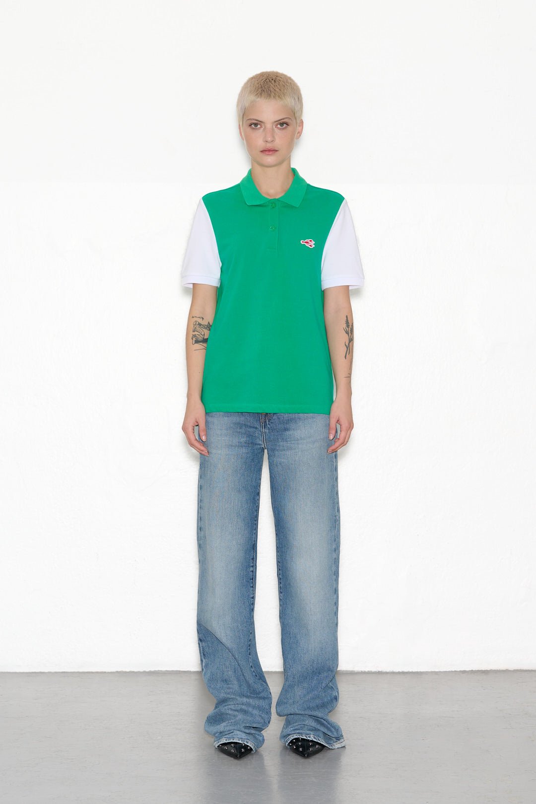 Polo PL - LOBSTER SPRING GREEN - School Rag