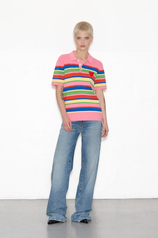 Achat Polo PL - NAUTILUS HEA BRIGHT STRIPES - School Rag